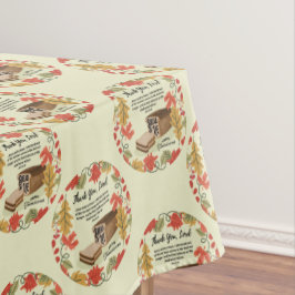 Toalha De Mesa PÃO DA VIDA Feliz Ação de Graças
