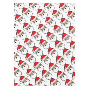 Toalha De Mesa Papai noel preto alegre