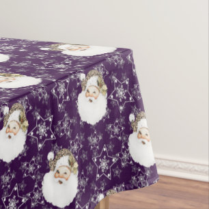 Toalha De Mesa Papais noeis e estrelas