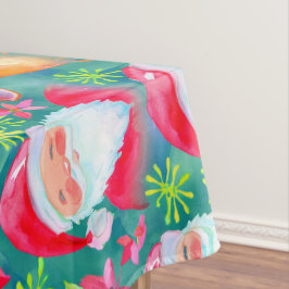 Toalha De Mesa Papais noeis e renas