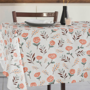 Toalha de Mesa Papoulas Vermelhas em Estilo Nórdic