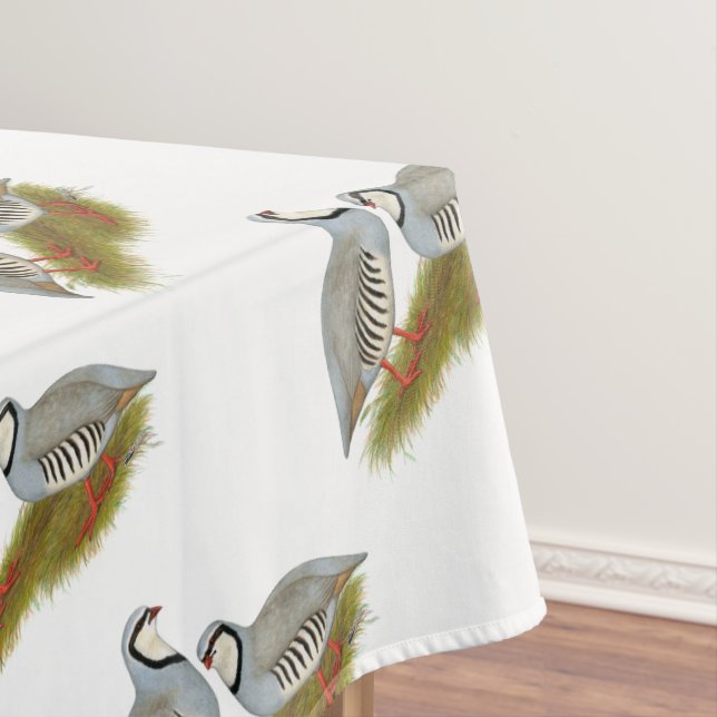 Toalha De Mesa Par de Chukar Partridge (Posição Original)