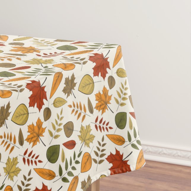 Toalha de mesa para Ação de Graças com folhas de o (Posição Original)