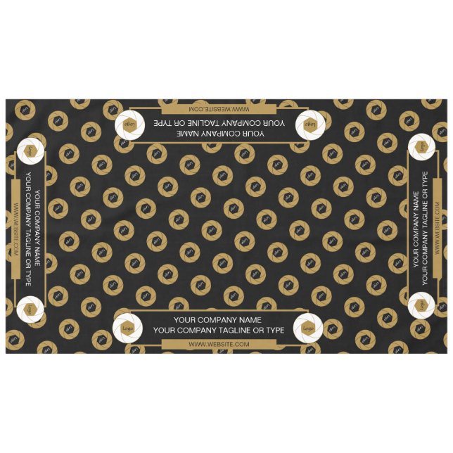 Toalha de mesa para feira comercial 60X104 Logotip (Frente (Horizontal))