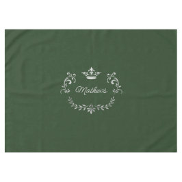 Toalha De Mesa Parada Verde Escuro Personalizada