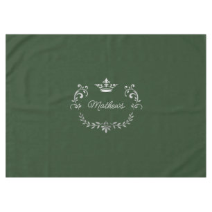Toalha De Mesa Parada Verde Escuro Personalizada