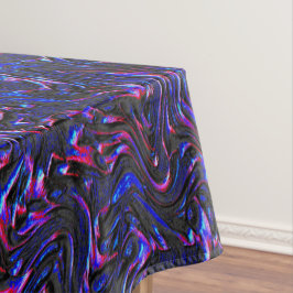 Toalha De Mesa Parece azul e cor-de-rosa texturizado na parede