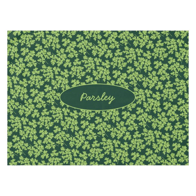 Toalha De Mesa Parsley Pattern (Frente (Horizontal))