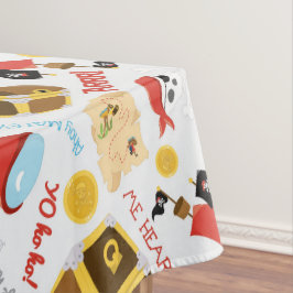 Toalha De Mesa Partido do Tesouro da Ilha Pirata Tablecloth