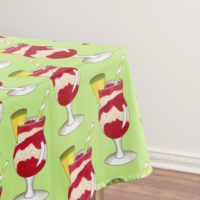 Toalha De Mesa Partido Havaiano Lava Flow Cocktail Luau Island (Posição Original)