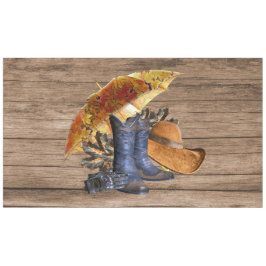 Toalha De Mesa Partido Jante de Ação de Graças - Orange Rustic Vi