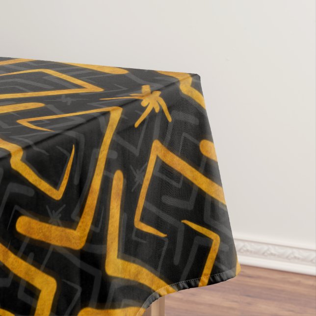 Toalha De Mesa Partido retro dos anos 50 da idade atômica (Posição Original)