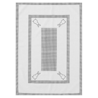 Toalha De Mesa Páscoa 60x84", com verificação, pontos, coelho