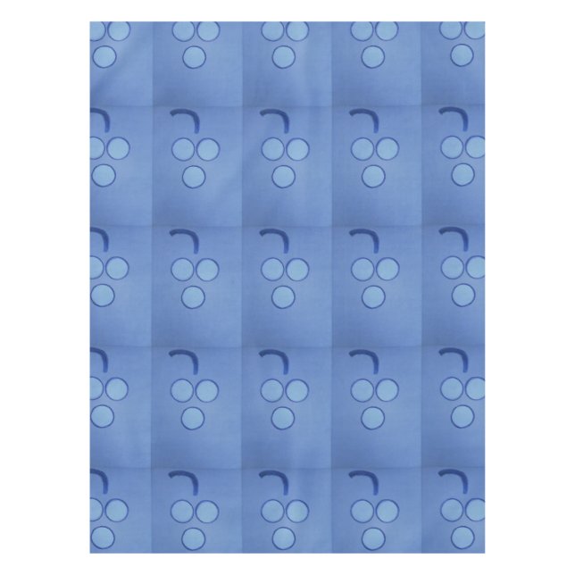 TOALHA DE MESA PÁSCOA JANTADA COM UVAS PURAS (Frente)