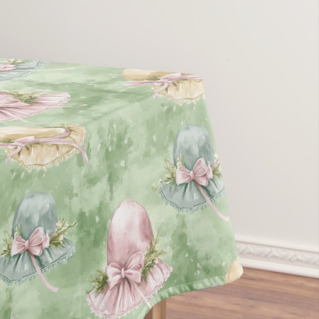 Toalha De Mesa Páscoa Pastel Bonnets (Posição Original)