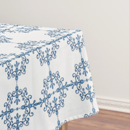 Toalha De Mesa Pássaro azul de felicidade pássaros alados padrão