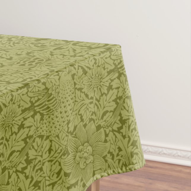 Toalha de mesa Pássaro e Anêmona de William Morris (Posição Original)