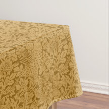 Toalha de mesa Pássaro e Anêmona de William Morris