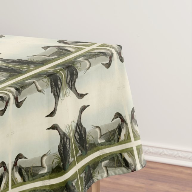 Toalha De Mesa Pássaros de Audubon com trote negra (Posição Original)
