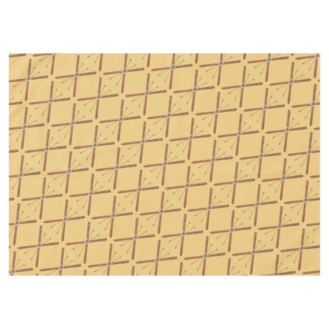 Toalha De Mesa Pássaros E Poloneses (Frente (Horizontal))