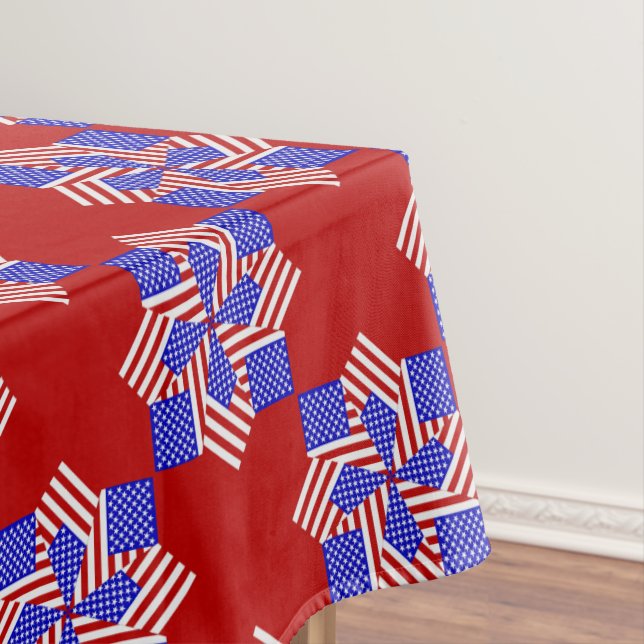 Toalha De Mesa PASTA FLAG-TEABAG EUA S9R-52x70 TABLECLOTH (Posição Original)