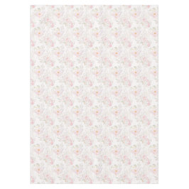 Toalha De Mesa Pastel Floral Cor-de-Rosa Esbranquiçada Elegante