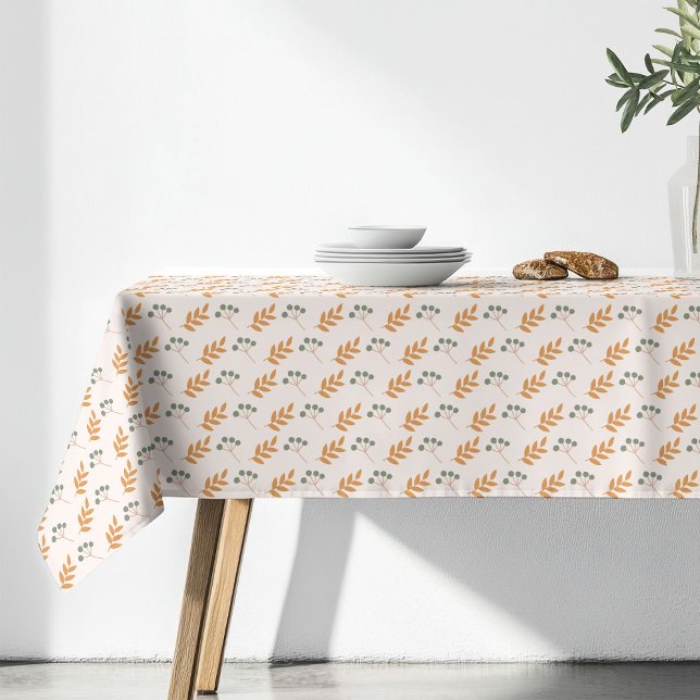 Toalha De Mesa Pastel Flower Tablecloth 70s Brown Boho Accent (Pastel Flower Tablecloth 70s Brown Boho Accent)