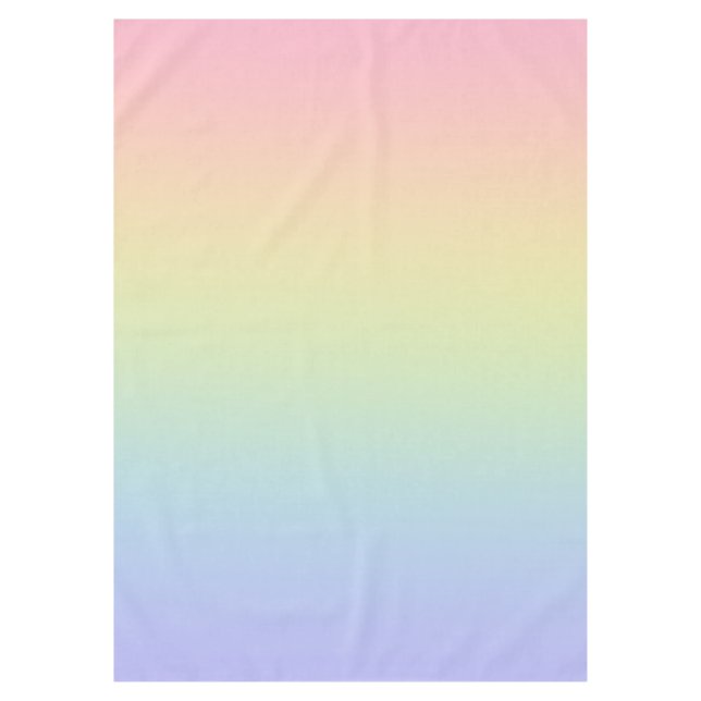 Toalha De Mesa Pastel Rainbow (Frente)