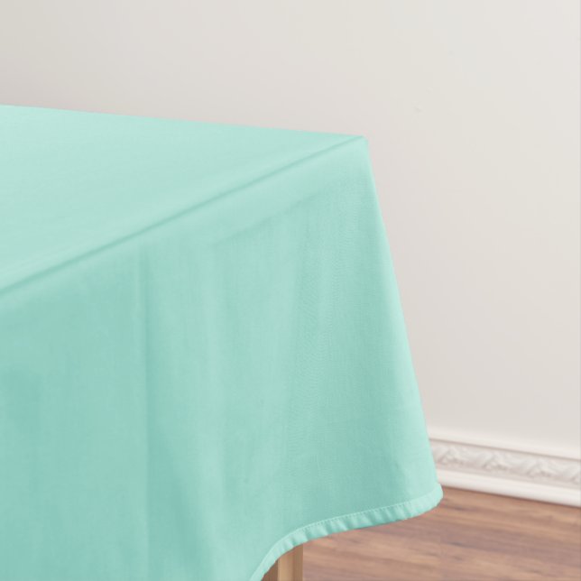 Toalha De Mesa Pastel Seafoam Cor Sólida | Clássico | Elegante (Posição Original)