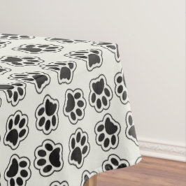 Toalha De Mesa Patas Negras, Patas-Cachorros, Patas-Gatos, Contor