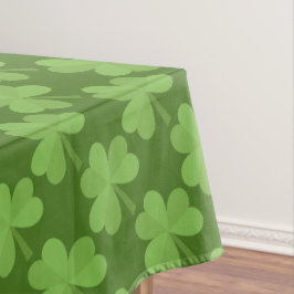Toalha De Mesa Patrick Shamrock aproxima o padrão verde Irlanda