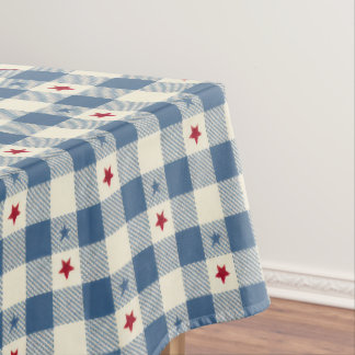 Toalha De Mesa Patriotic Gingham Americana Style