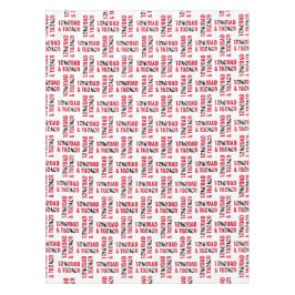 Toalha De Mesa Patriótica TRINIDAD TOBAGO Tablecloth