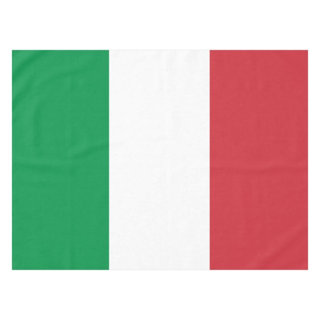 Toalha De Mesa Patriótico italiano da bandeira de Italia (Frente (Horizontal))