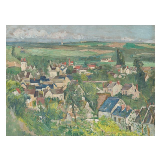 Toalha De Mesa Paul Cezanne - Auvers, Visão Panorâmica (Frente (Horizontal))