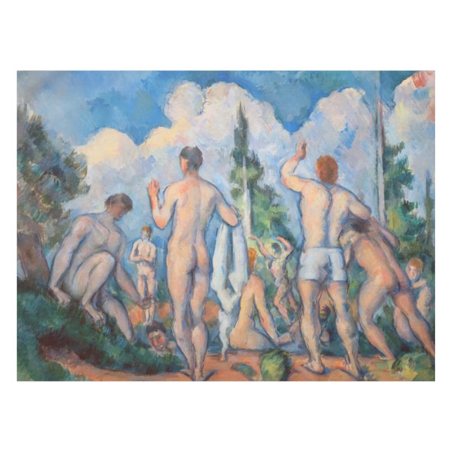Toalha De Mesa Paul Cezanne - Bathers (Frente (Horizontal))
