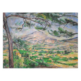 Toalha De Mesa Paul Cezanne - Mont Sainte-Victoire e pinheiro Gra