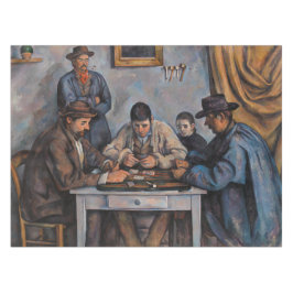 Toalha De Mesa Paul Cezanne - Os Jogadores De Cartão