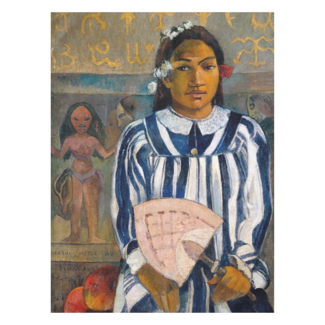 Toalha De Mesa Paul Gauguin - Os Ancestrais de Tehamana (Frente)