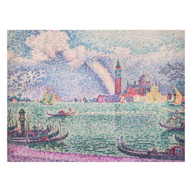 Toalha De Mesa Paul Signac - Arco-Íris, Veneza (Frente (Horizontal))