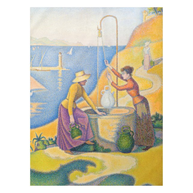 Toalha De Mesa Paul Signac - Mulheres no Bem (Frente)