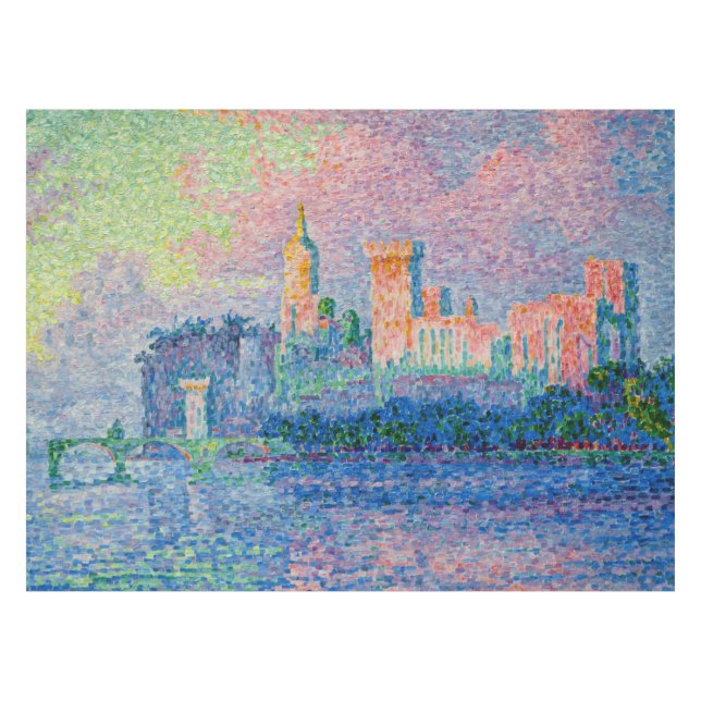 Toalha De Mesa Paul Signac - O Palácio Papal, Avignon (Frente (Horizontal))