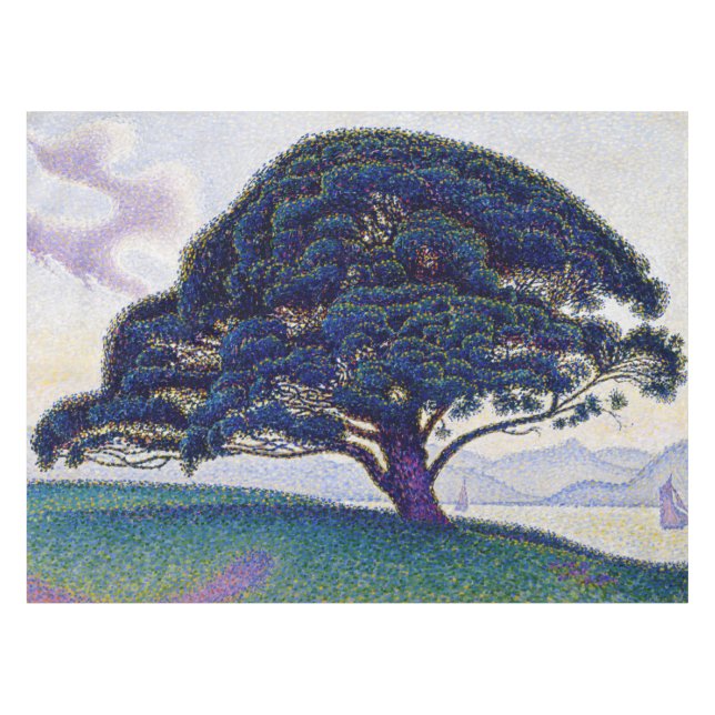 Toalha De Mesa Paul Signac - O Pinho de Bonaventura (Frente (Horizontal))