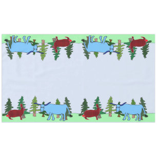 Toalha De Mesa Pawl Bunnyan e Babe Tableloth