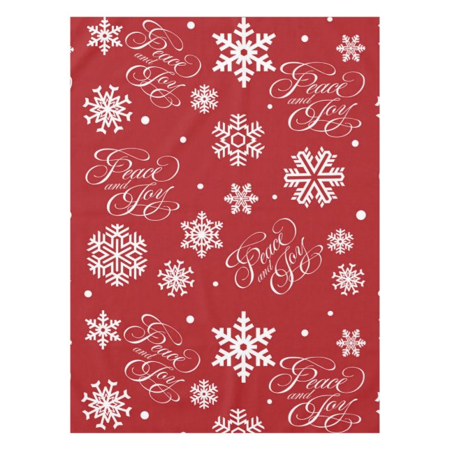 Toalha De Mesa Paz e alegria (Frente)