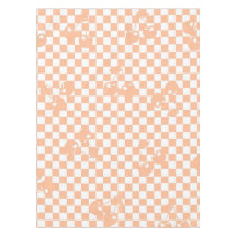 Peach Fuzz Cherry Gingham Patterno