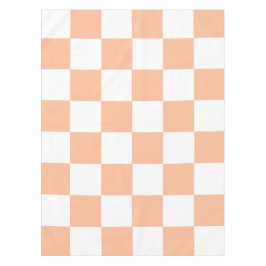 Toalha De Mesa Peach Fuzz Verificado Padrão Gingham