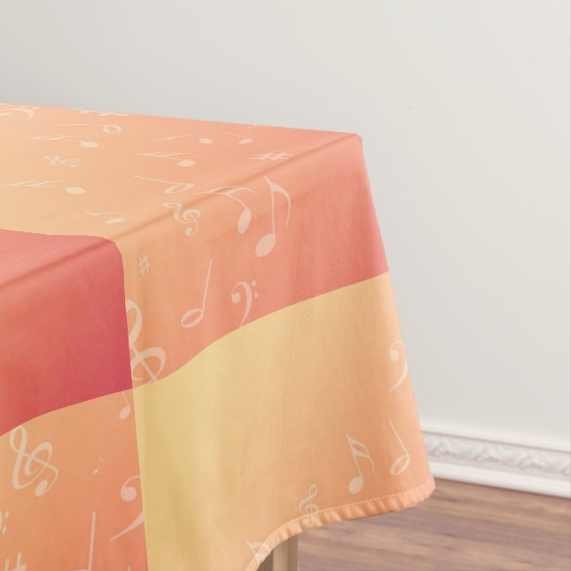 Toalha De Mesa Peach Music (Posição Original)