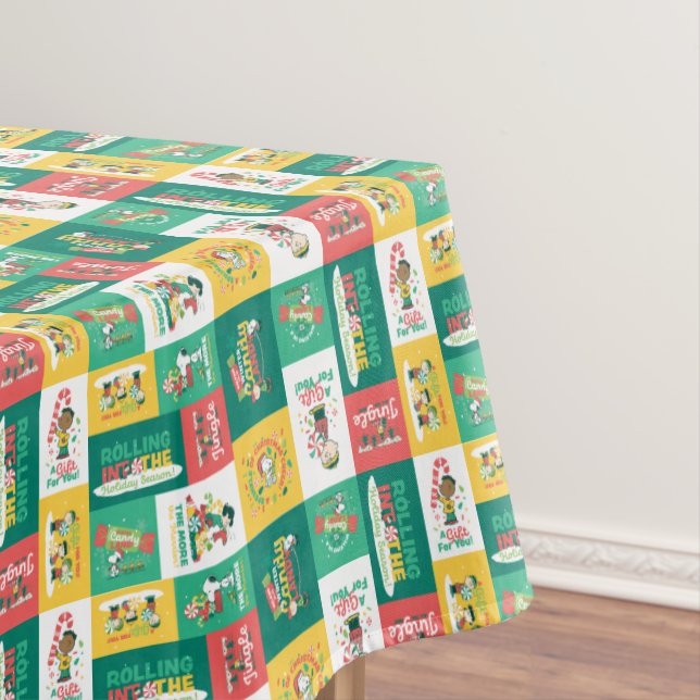 Toalha De Mesa Peanuts Peppermint Dreams | Padrão de Feriado (Posição Original)