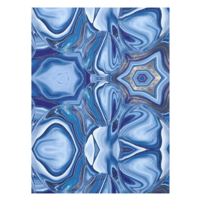 Toalha De Mesa Pedra Azul De Agato (Frente)